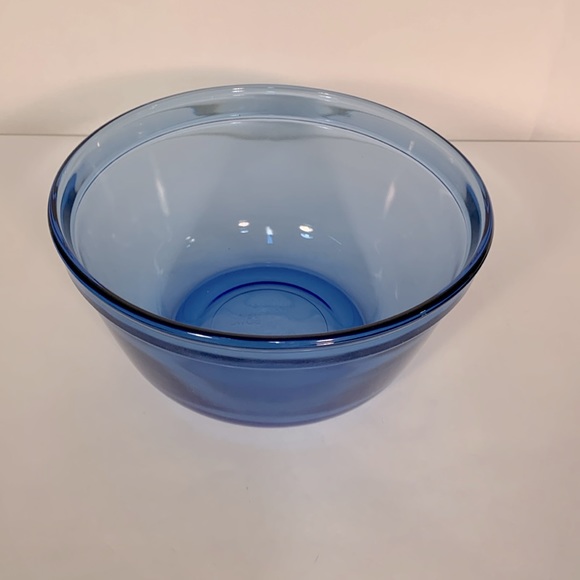 Anchor Hocking Ovenware mixing bowl cobalt blue 2.5 quart 1058 USA - Picture 2 of 9